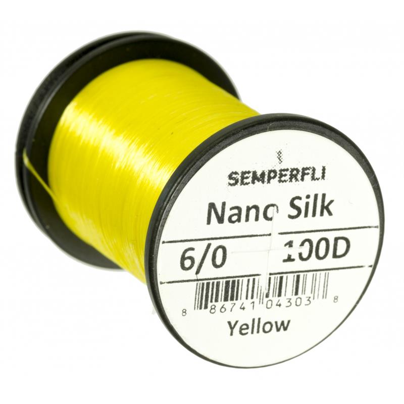 Semperfli Nano Silk Predator 100D 6/0 Yellow