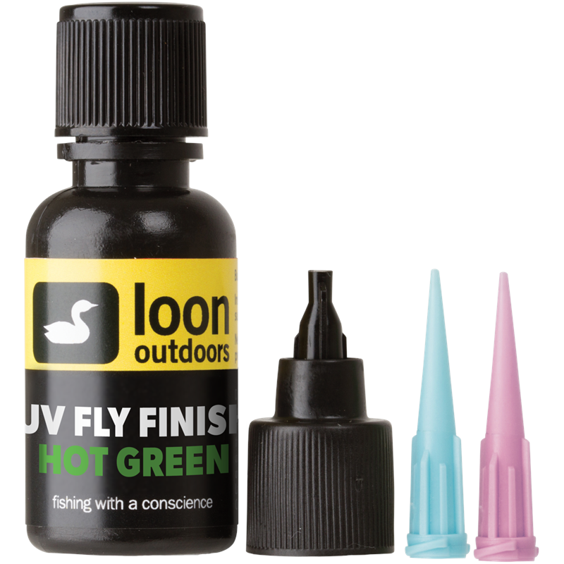 Loon UV Fly Finish Hot Green