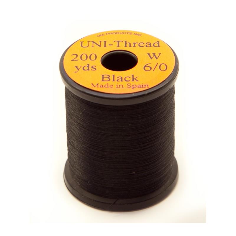 UNI bindetråd 6/0 - Black 200y