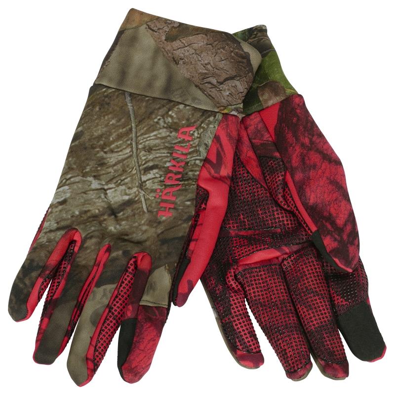 Härkila Moose Hunter 2.0 fleecehansker L MossyOak Break-Up Country/MossyOak Red