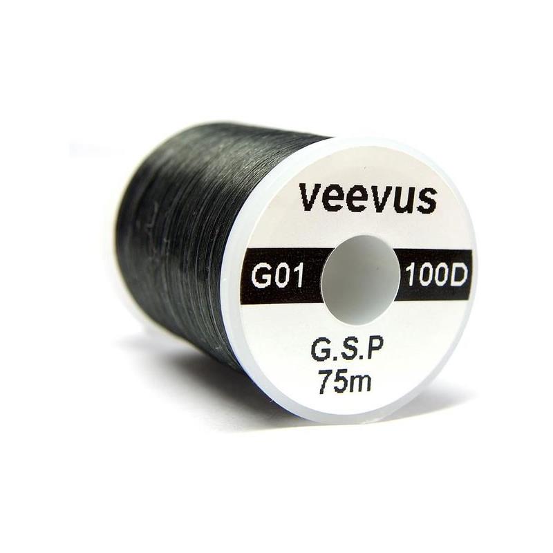 Veevus G.S.P bindetråd Black 100D Råsterk Gel Spun Polyethylene