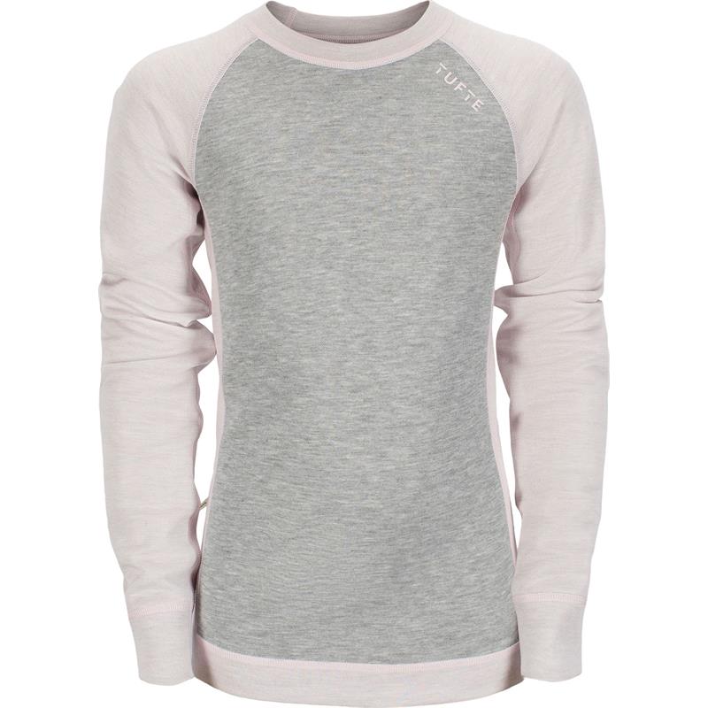 Tufte Kids Switch Crew Neck 110/116 Grey Melange/Potpurri