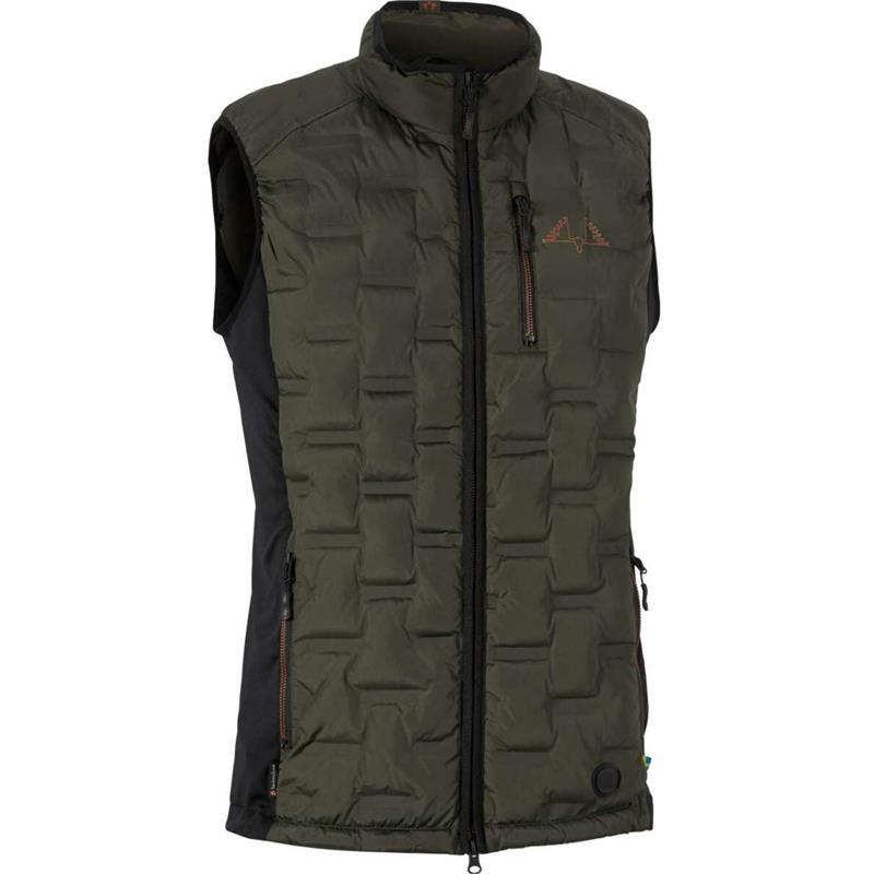 Swedteam Alpha Pro M Vest Green L Elektrisk varmevest i Swedteam Green