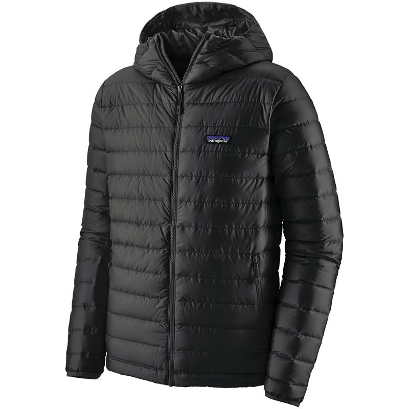 Patagonia Down Sweater Hoody M Hettejakke, herre, Black
