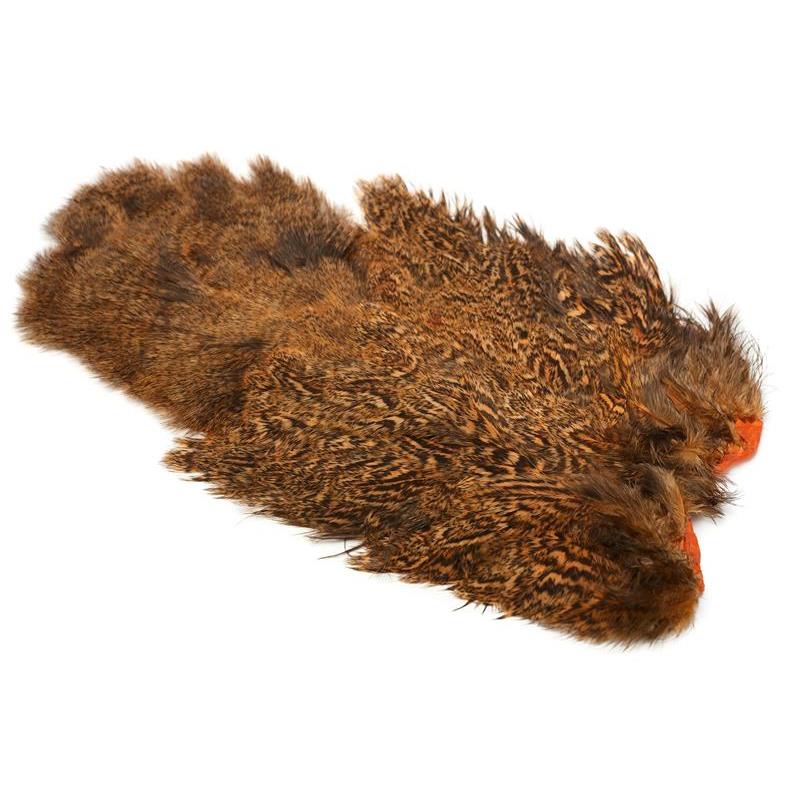 Whiting Coq De Leon Hen SH/C Shrimp Orange, Speckled dyed