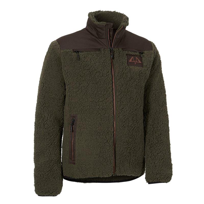 Swedteam Ultra Pile 3XL Hunting green Sweater, Full Zip