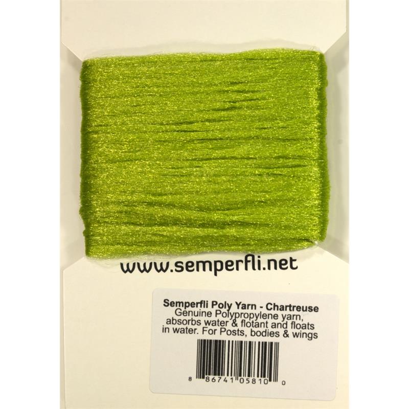 Semperfli Poly-Yarn Chartreuse