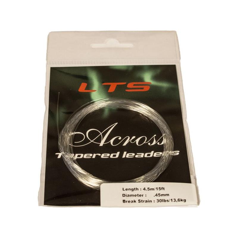 LTS Across Tapered Leader 8' Tipp diameter 0,35mm.