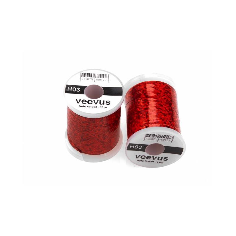 Veevus Holo Tinsel Red