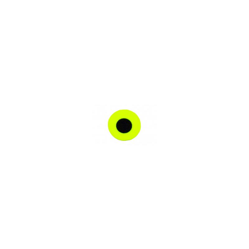 Flat Eyes Fluo Yellow 4,0 mm