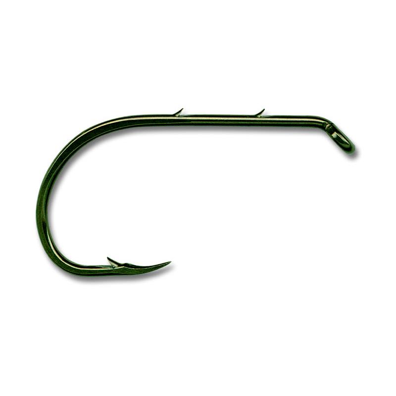 Mustad 92641 Brun markkrok #2/0 10 stk