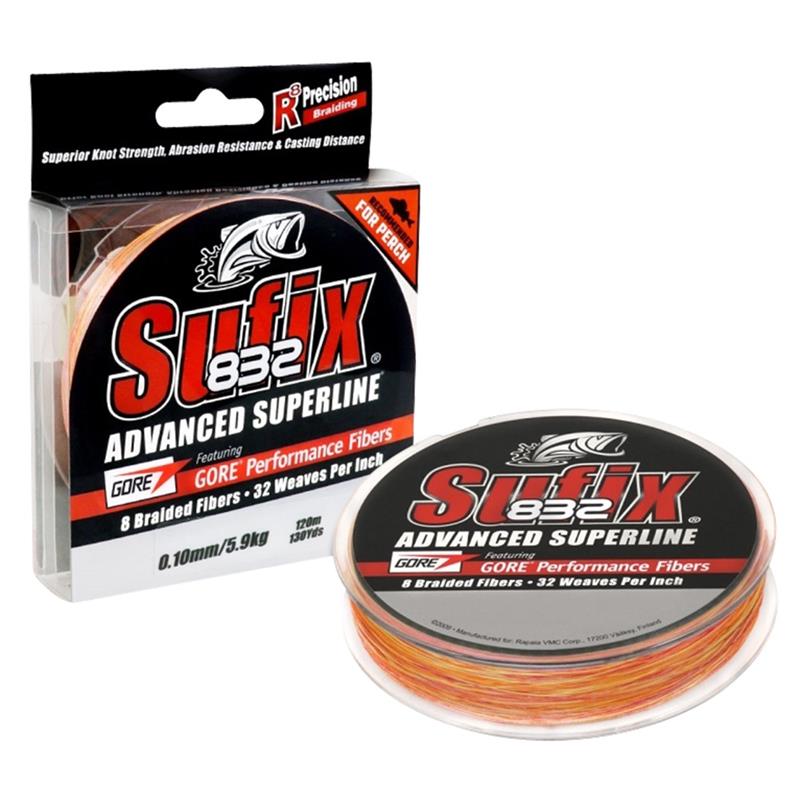 Sufix 832 Gore Braid Fire Camo 0,18 mm 120m