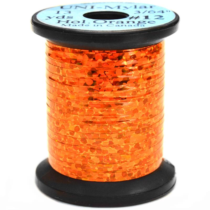 UNI Holographic Mylar - Orange Holo. L Large #12