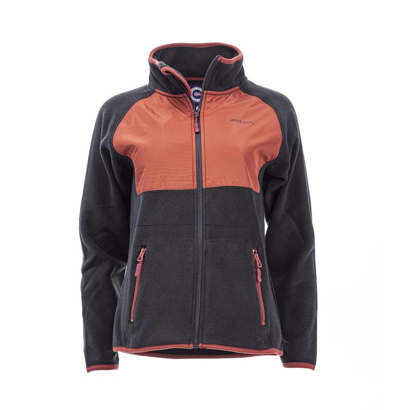 MoveOn Hitra fleecejakke Brent Orange 46 Fleecejakke u/hette til dame