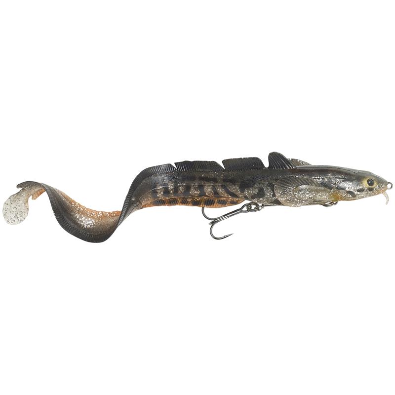 Savage Gear 3D Burbot Shallow 25cm Silver Burbot UV - 70g