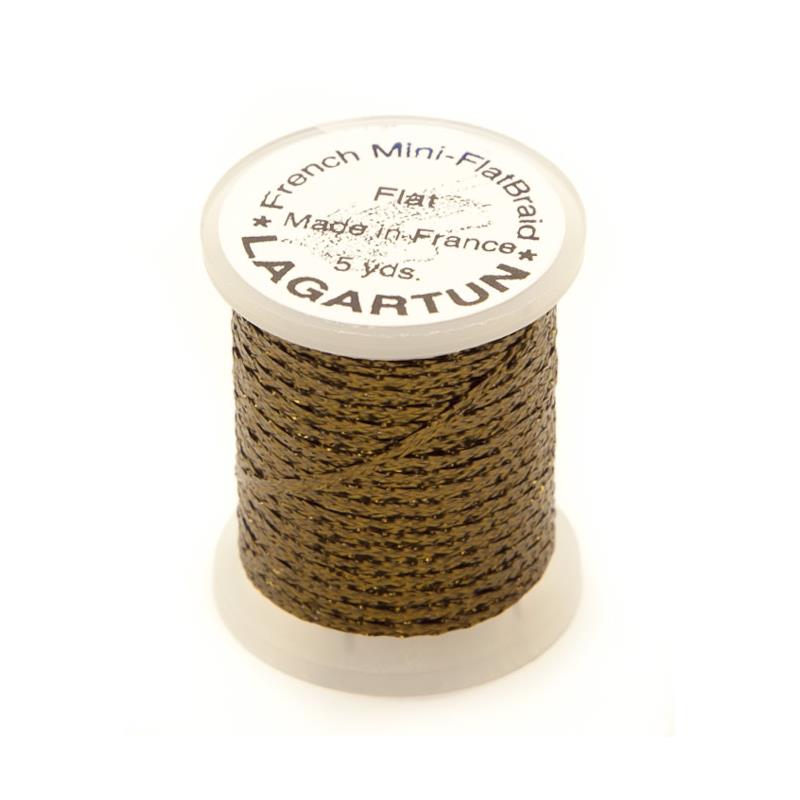 Lagartun Mini-Flatbraid - Olive