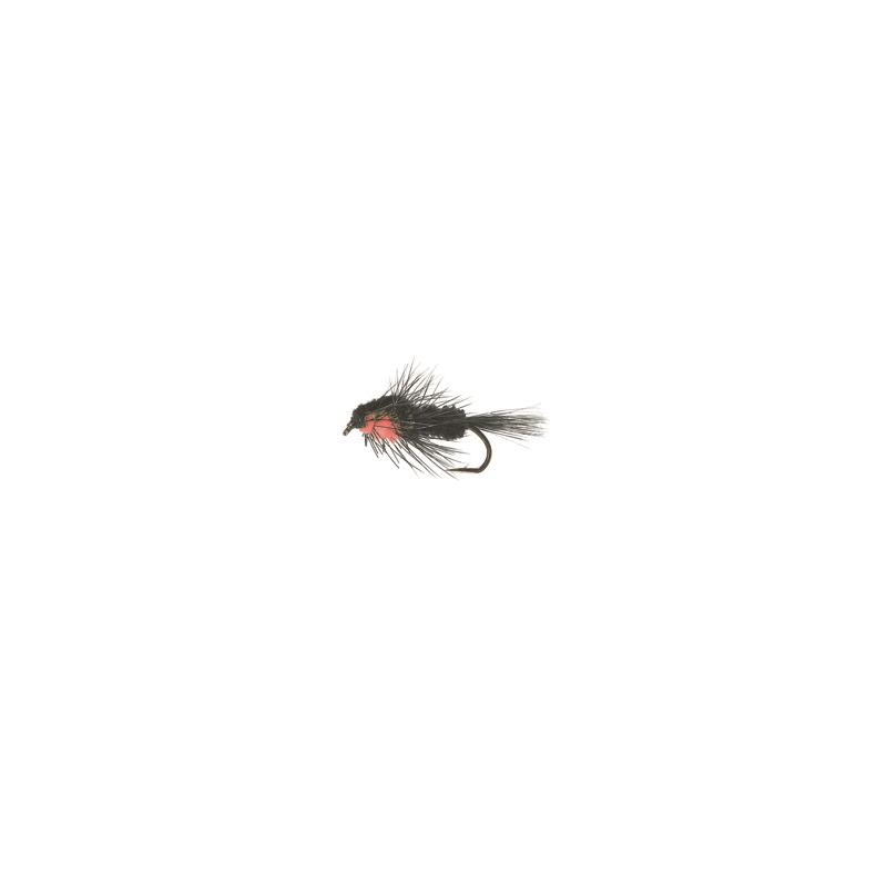 Montana Nymph #10 Black/Red Kjøp 12 fluer få gratis flueboks