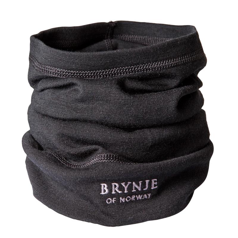 Brynje Classic Headover Black Kløfri og myk merinoull