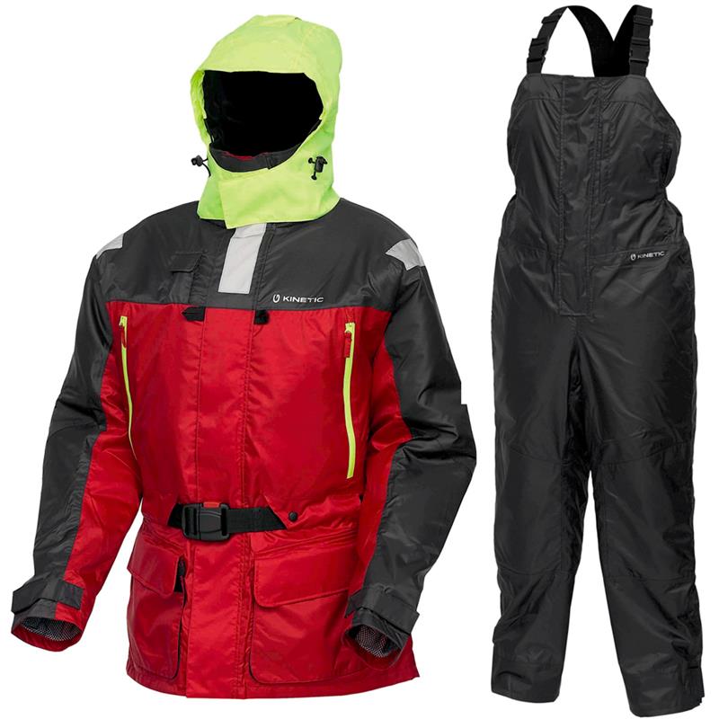 Kinetic Guardian Flotation Suit M 2-delt flytedress - Red/Stormy