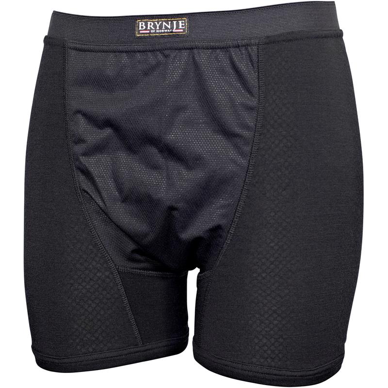 Brynje Arctic Boxer-Shorts Black L Innovativ to-lags funksjonstøy