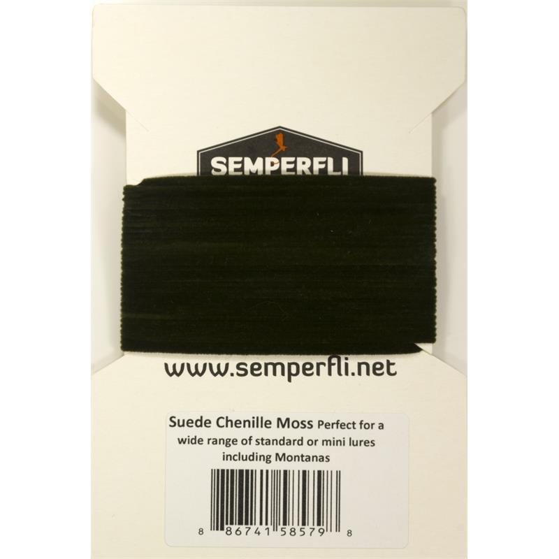 Semperfli Suede Chenille Dark Green Olive