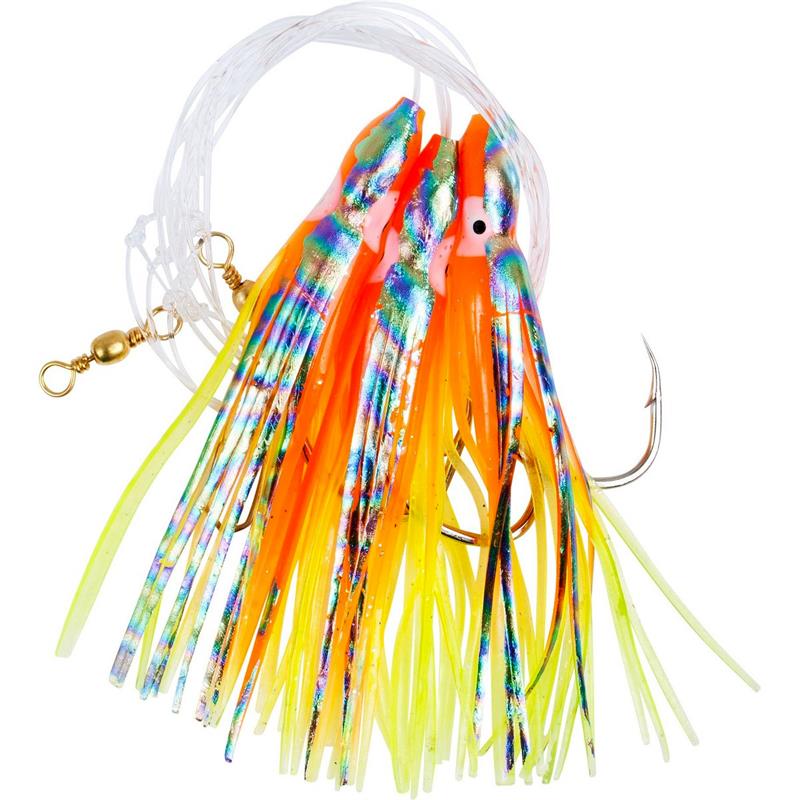Fladen Octopus Rig Orange Abalone #8/0 3 kroker