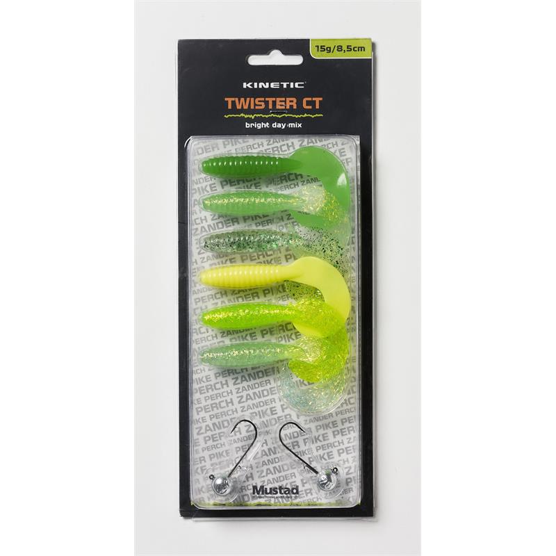 Kinetic Twister CT Jigg Kit 15g/8,5cm Bright Day Mix