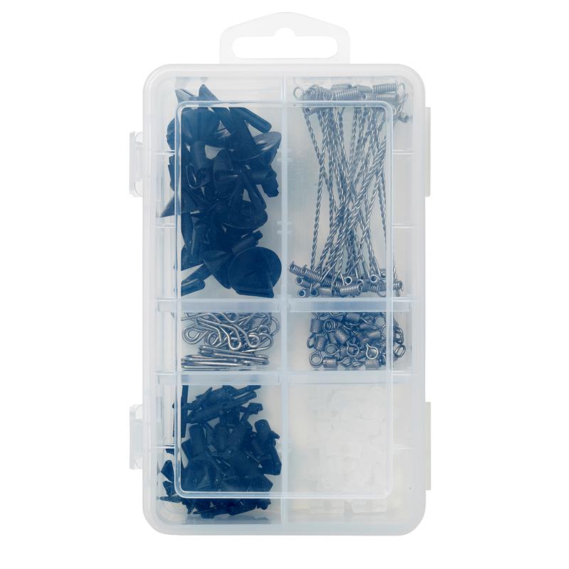 Kinetic Surf Rig Kit, 110 deler Komponenter til surf/meite fiske