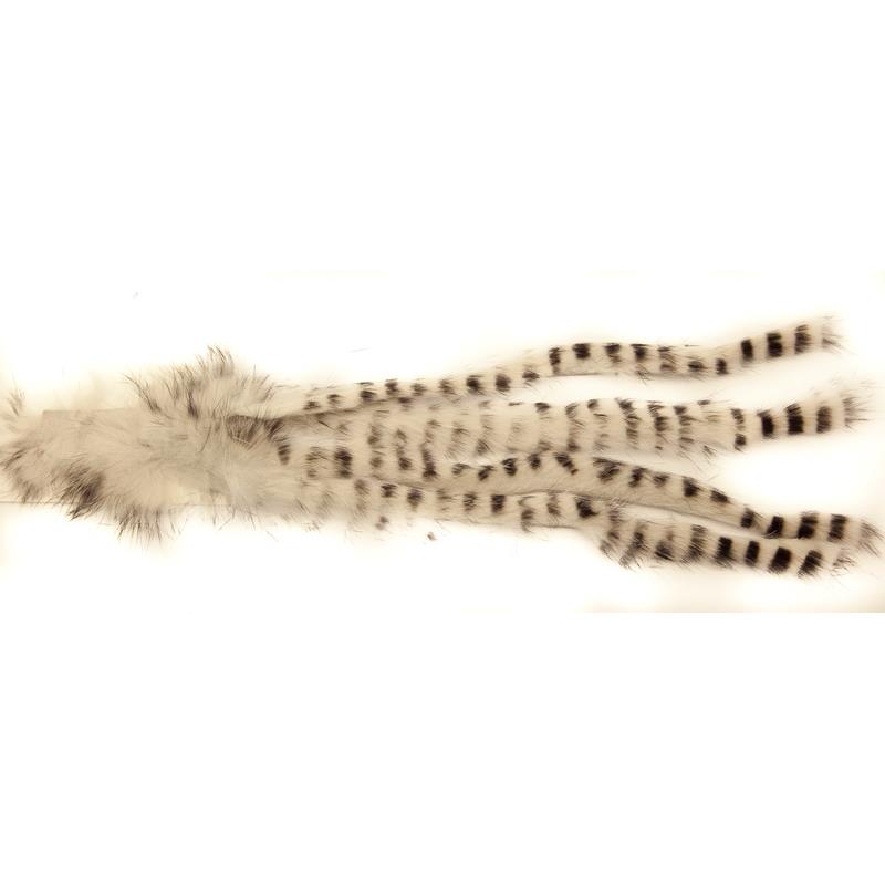 Barred Rabbit Zonker - White The Fly Co
