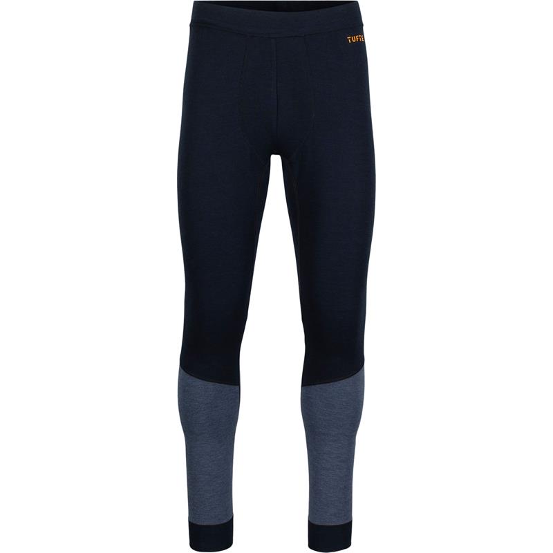 Tufte Bambull Switch Long Johns XL Longs, herre, Vintage Indigo/Sky Captain