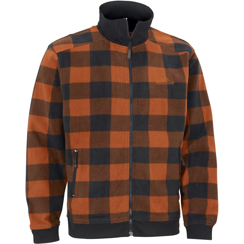 Swedteam Lynx Sweater Full-Zip M Klassisk fleece, Orange