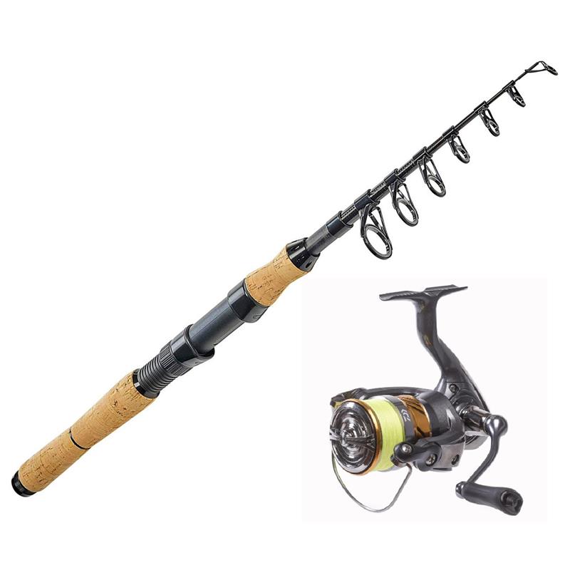 DAM Shadow Minitele/Daiwa Laguna LT JB4 Perfekt fiskesett til ørretfiske