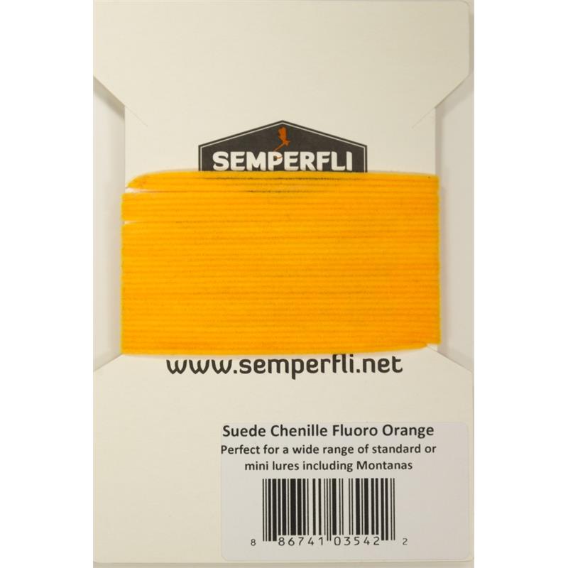 Semperfli Suede Chenille Fl. Sunburst Orange