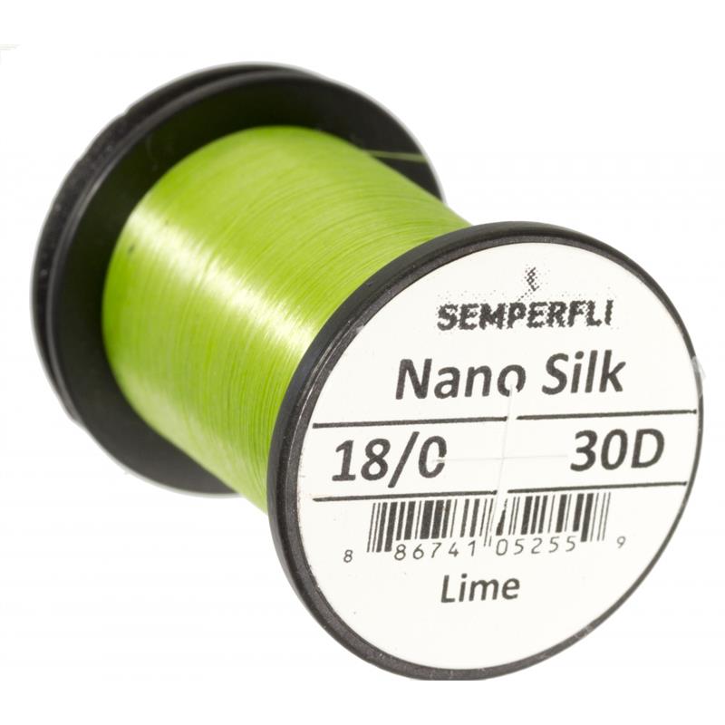 Semperfli Nano Silk Ultra 30D 18/0 Lime Green