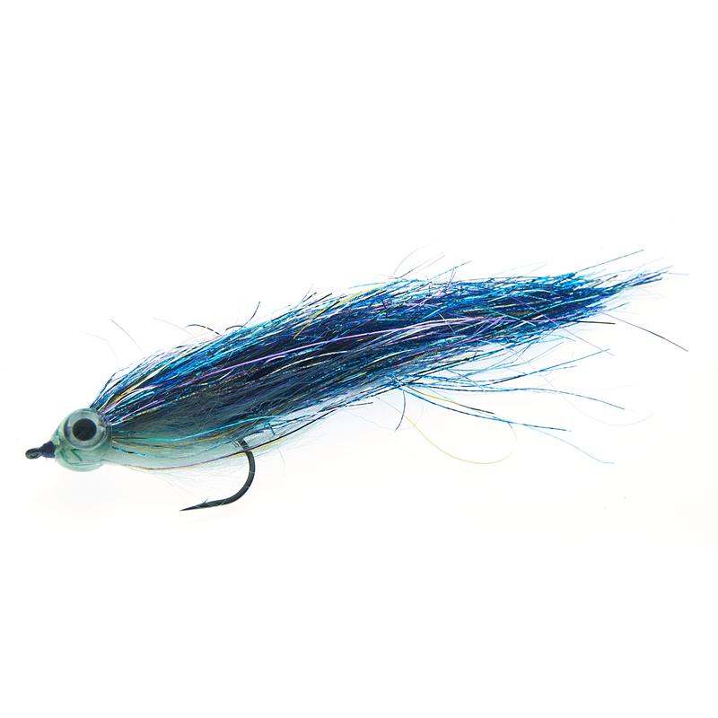 Fishmadman Pike Fly Single Hook 5/0 Blue and Silver