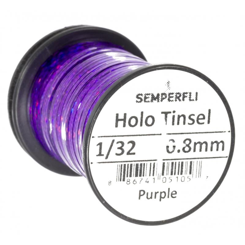Semperfli Holographic Tinsel Purple Medium