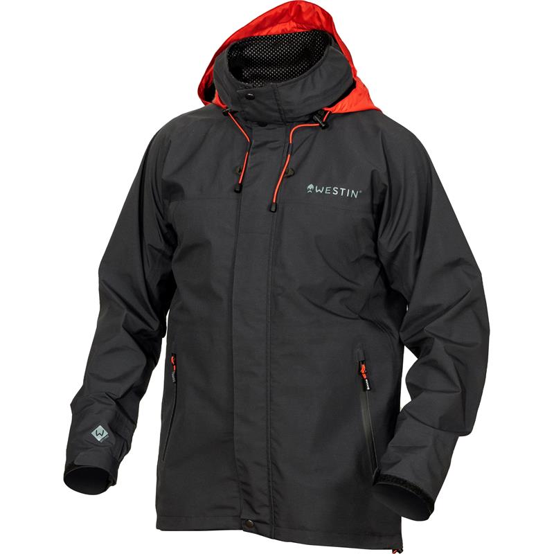Westin W6 Rain Jacket XXL Regnjakke - Steel Black