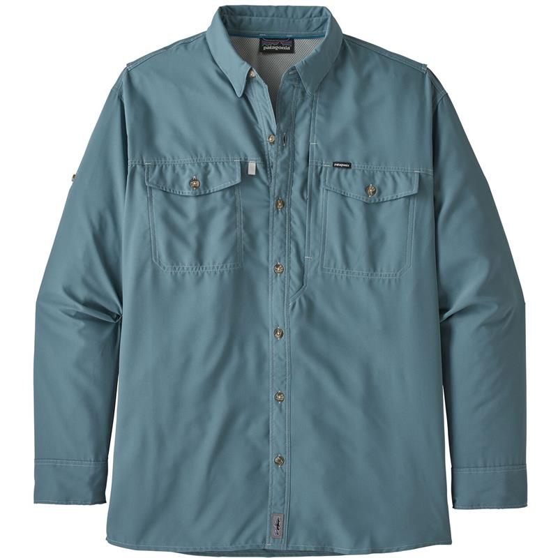 Patagonia M's L/S Sol Patrol II Sh. L Pigeon Blue