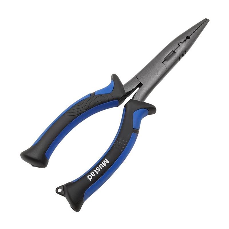 Mustad Large Split Ring Plier Med avbiter og crimper