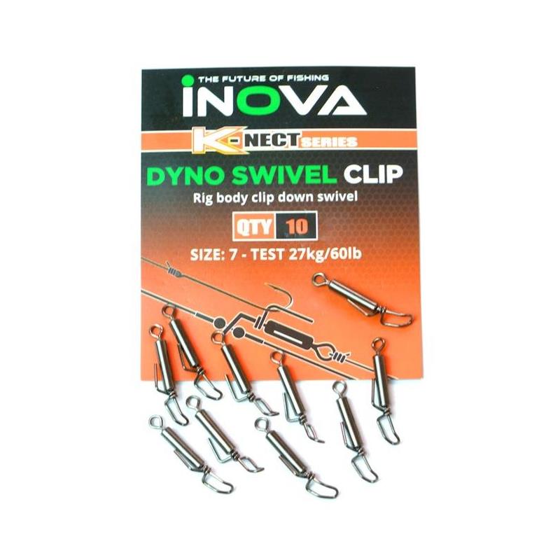 Inova Dyno Swivel Clip 27 kg 10 stk.