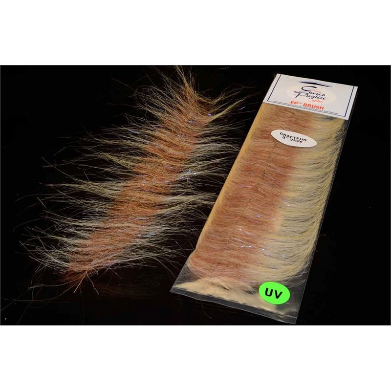 EP Craft Fur Brush Sand/Brown Enrico Puglisi