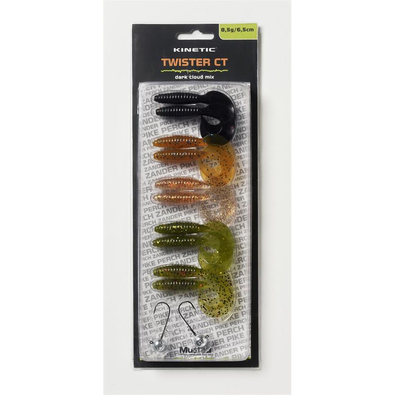 Kinetic Twister CT Jigg Kit 8,5g/6,5cm Dark Cloud Mix