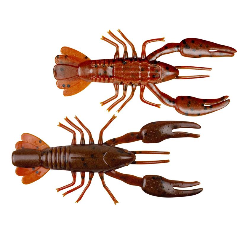Yum Ned Craw Dark Brown/Red Brown 7 pk
