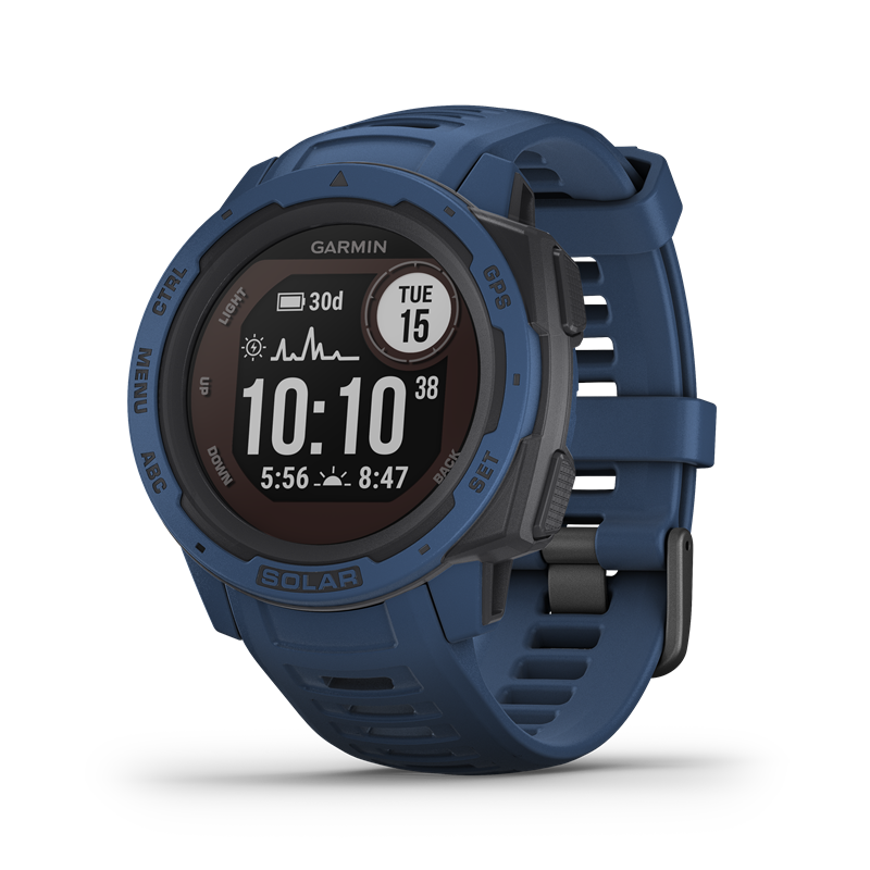 Garmin Instinct® Solar Tidal Blue GPS-klokke