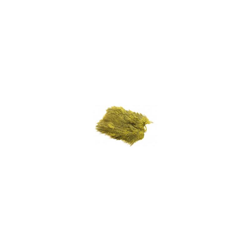 Softhackle patch Grizzly Olive