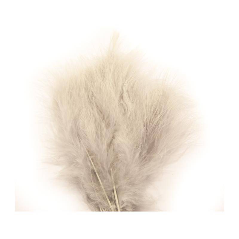 Marabou - Gray Store fjær