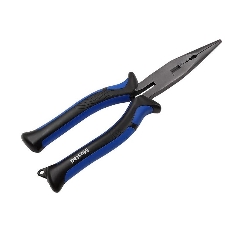 Mustad Straight Nose Plier Med avbiter,crimper og krokløsner