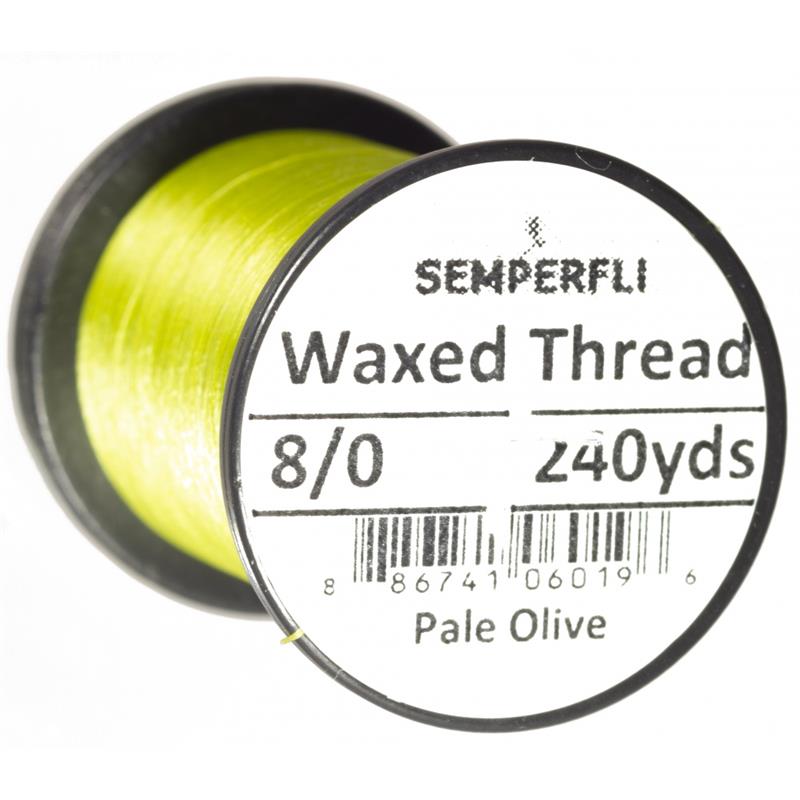Semperfli Classic Waxed Thread Pale Olive 8/0