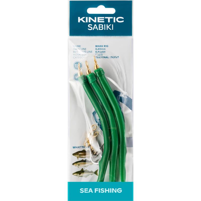 Kinetic Sabiki Makk Green #6/0