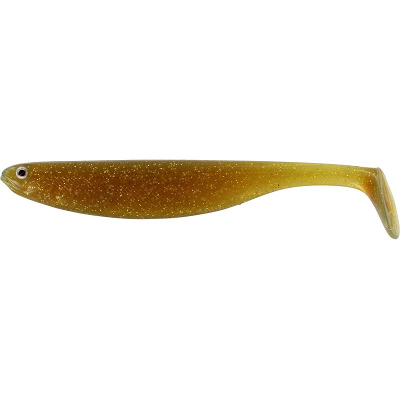 Westin ShadTeez Motoroil Gold 7,5cm 3g Håndmalte detaljer og bellyflash